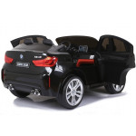 Elektrické autíčko - BMW X6M - nelakované - čierne - dvojmiestne